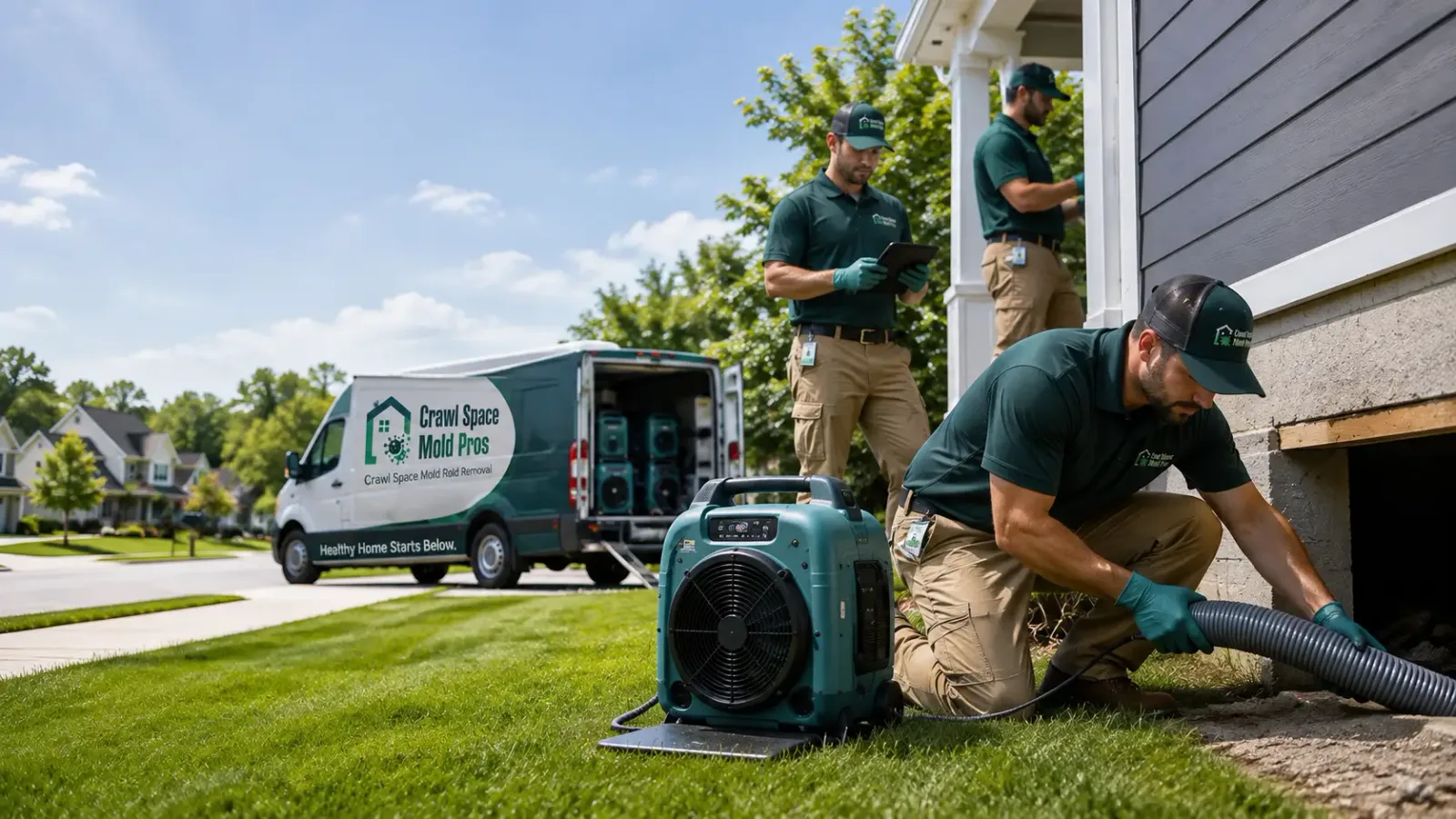 Crawl Space Mold Removal in Leesburg, TX